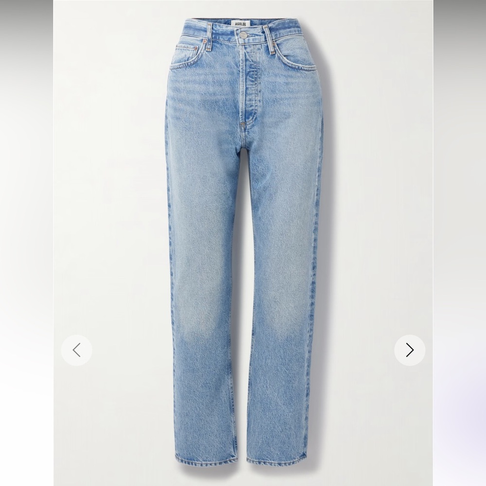 AGOLDE 90’s Pinch Waist women’s sz 28 light blue jeans